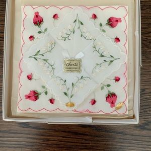 ANTIQUE/VINTAGE SWISS MADE HANDKERCHIEFS - Brumel